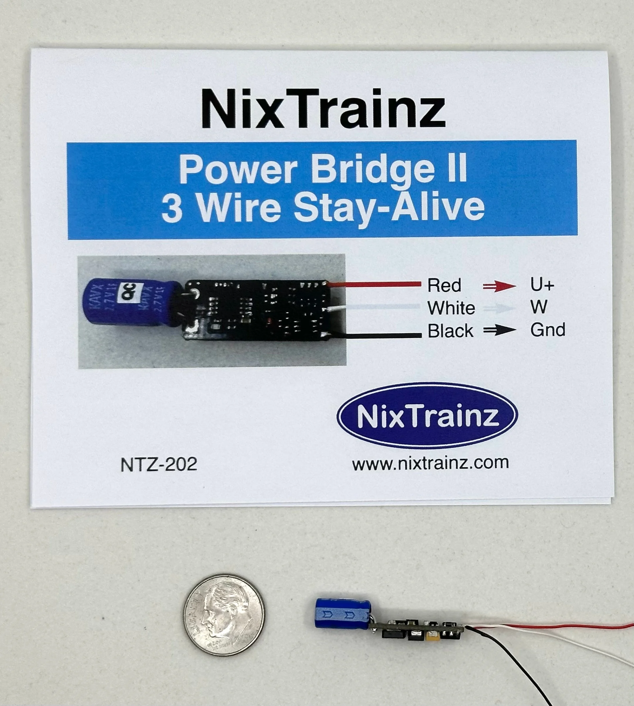 NixTrainz Power Bridge II 3 Wire Stay Alive NTZ202 - NixTrains