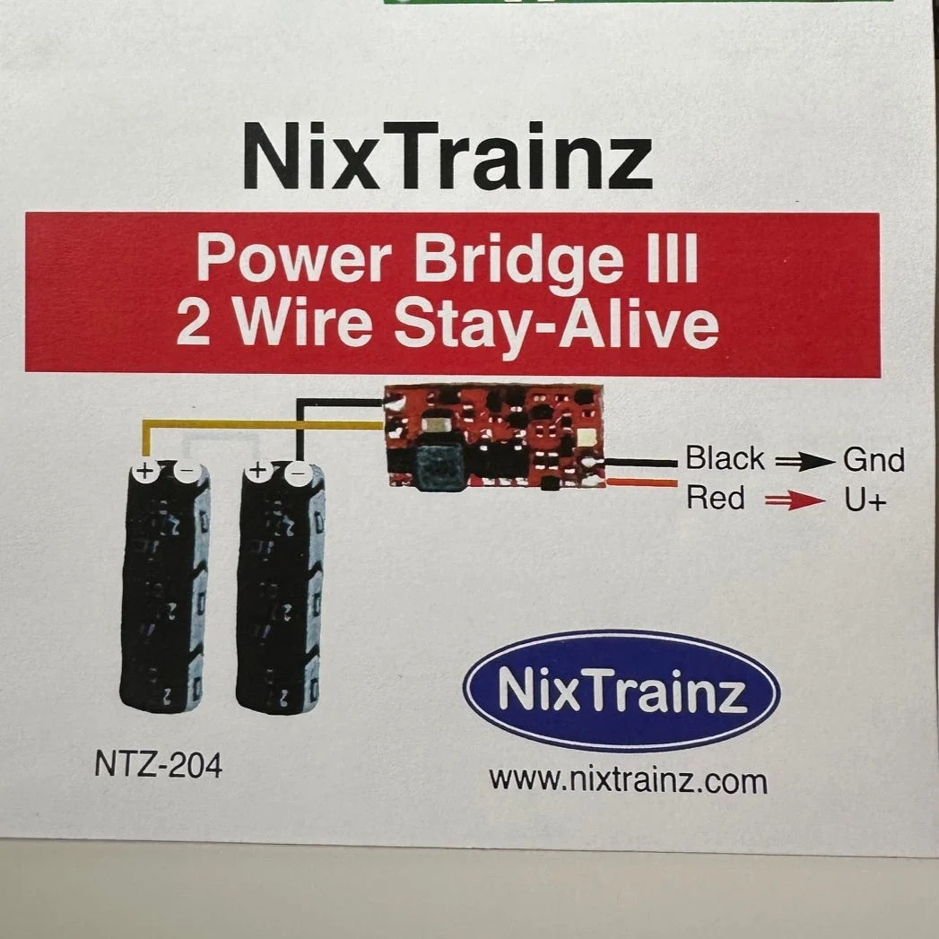 NixTrainz Power Bridge III 2 Wire Stay Alive NTZ204 - NixTrains