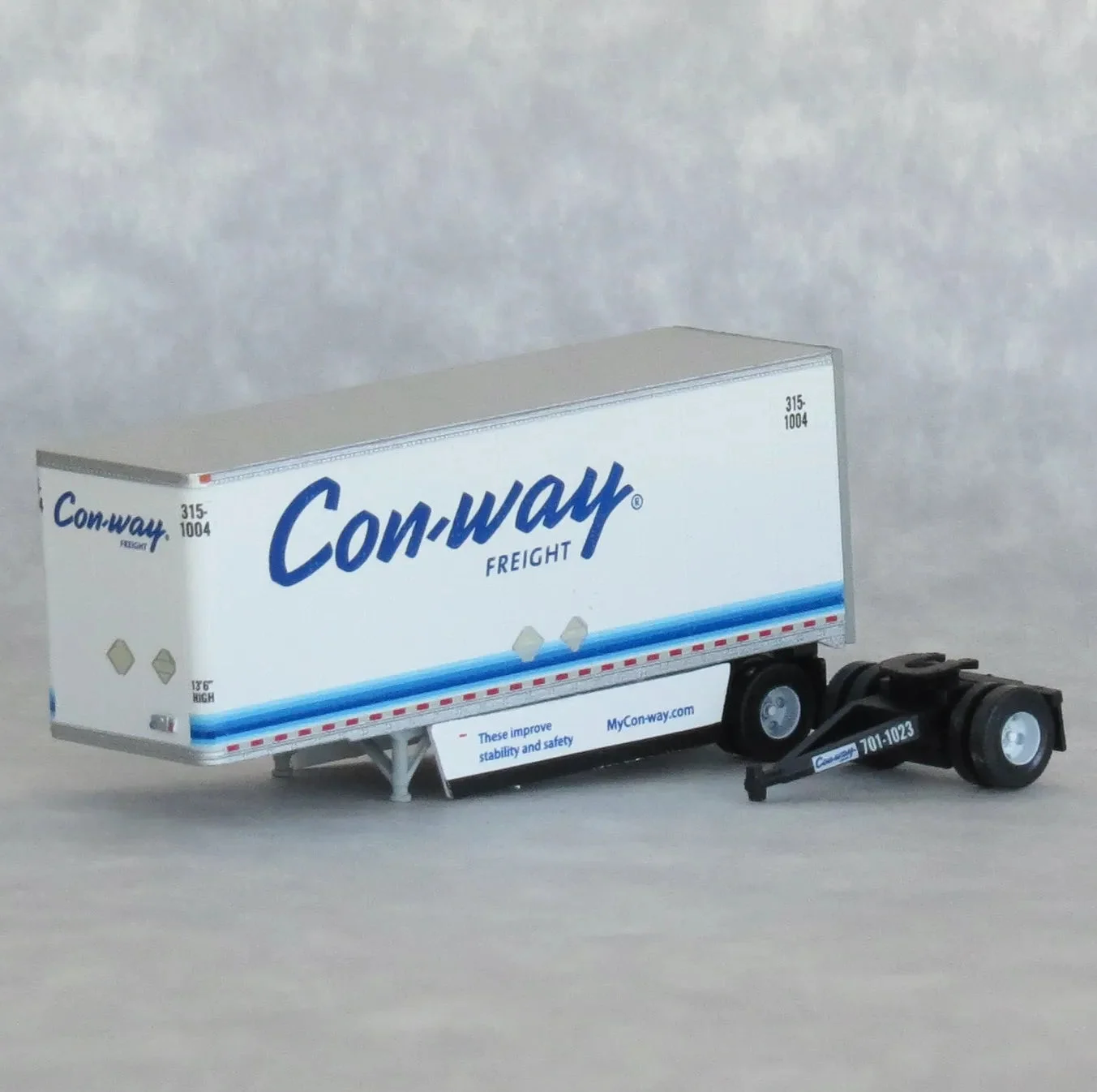 Trainworx N Scale 28' Pup Trailer Conway #3151004