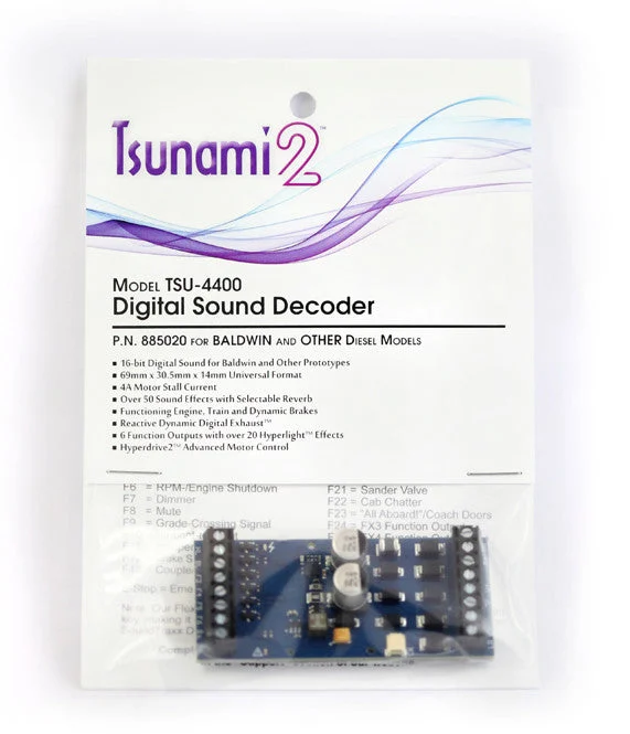 Soundtraxx Tsunami2 Steam-2, 6-Function, Universal - 884009
