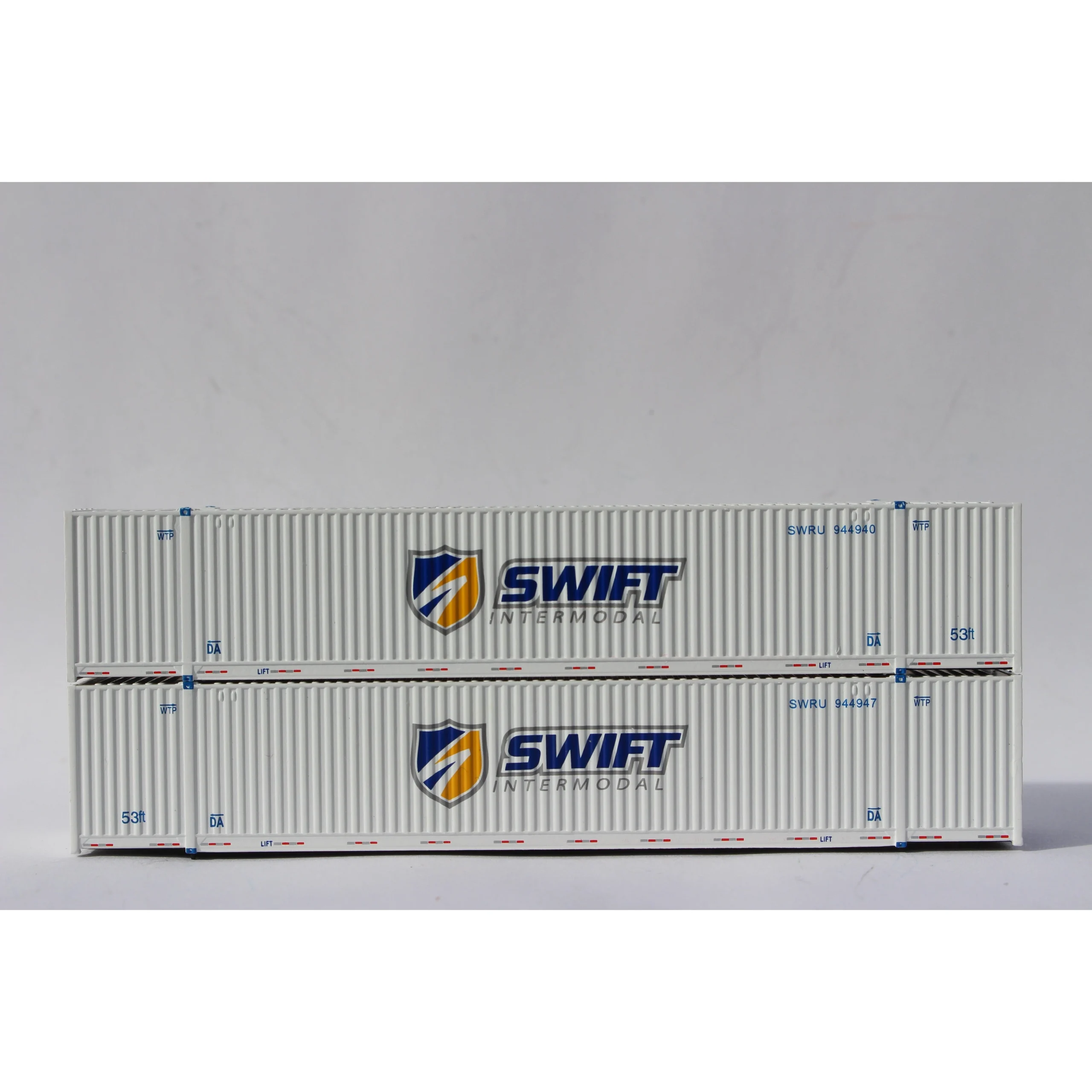 Jacksonville Terminal N Scale 537027 53' High Cube Containers - JTC 537027