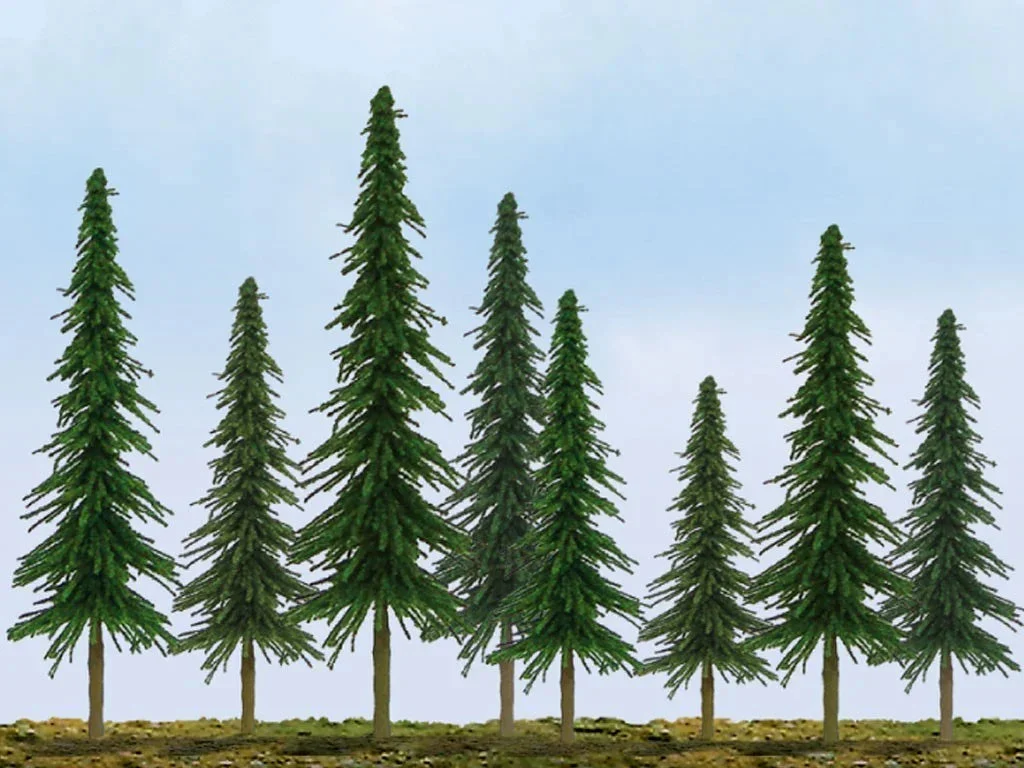 N Scale JTT - Scenic Spruce 2" to 4" - 92026