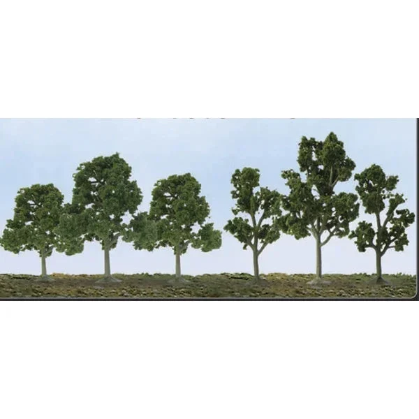 N to HO Scale JTT - Bulk Deciduous Trees 2.5"-4.5" (Multi Scale) - 92119