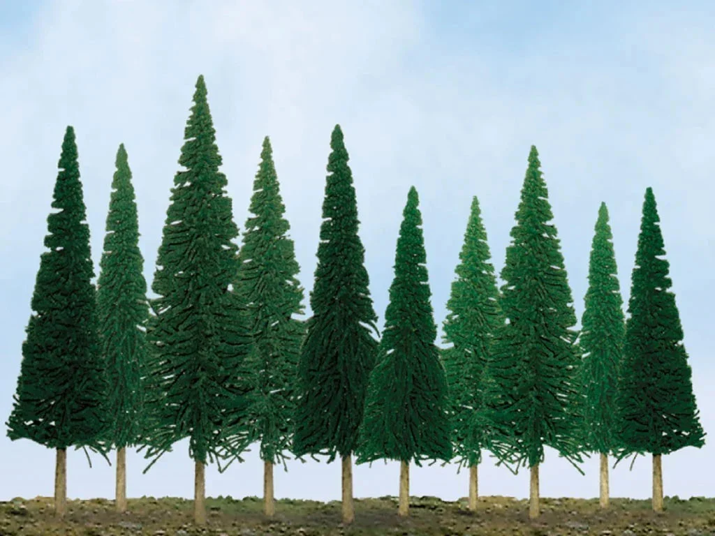 O Scale JTT - Scenic Pine 6" to 10" 12/pk - 92004