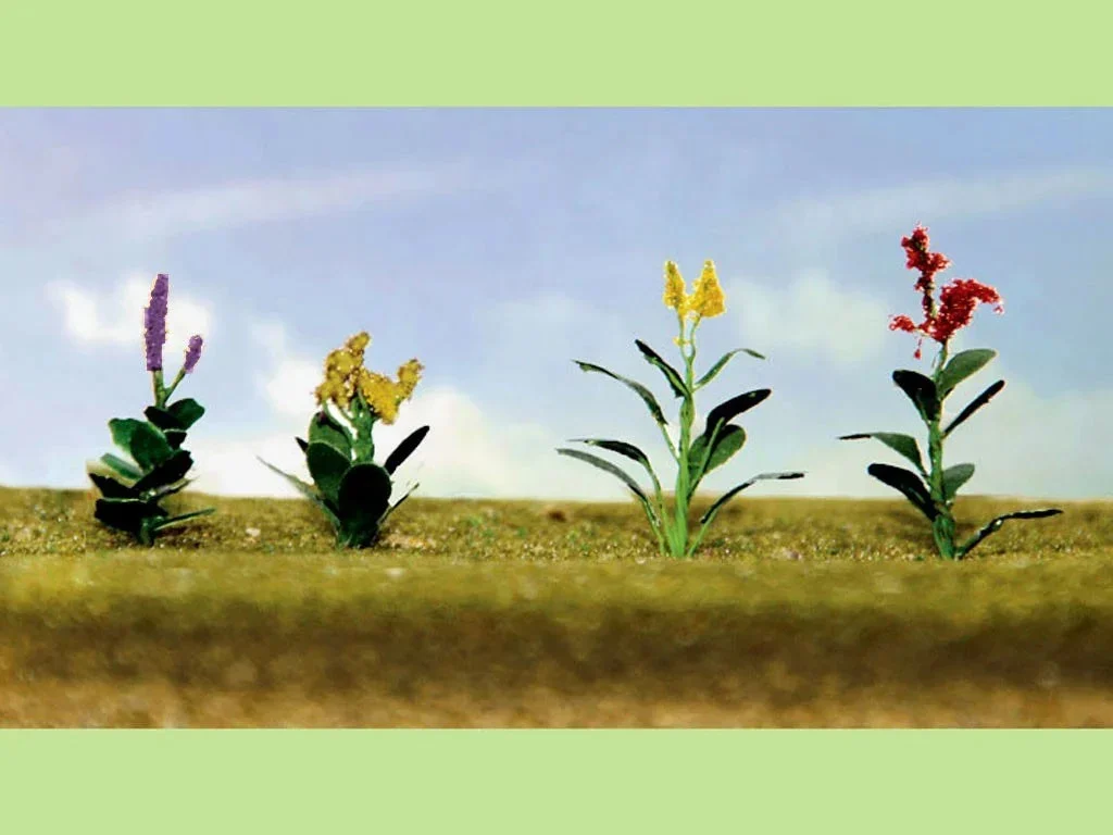 HO Scale JTT - Assorted Flower Plants 4 - 95563