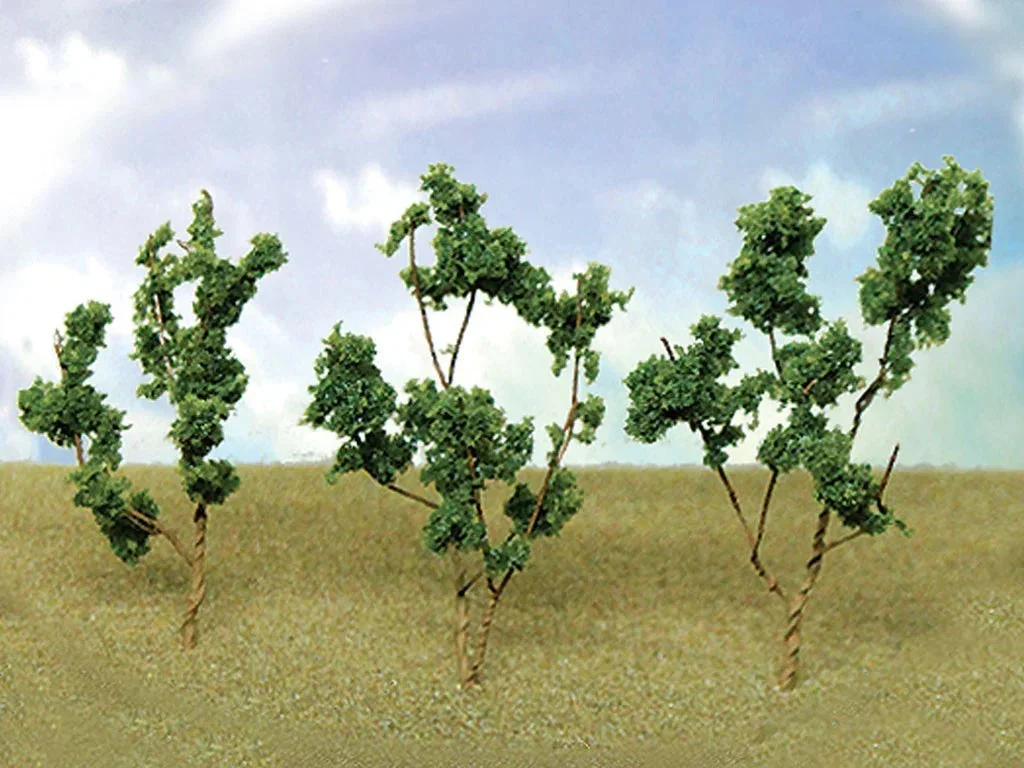 JTT - Foliage Branch: 1.5" - 3" Medium Green 60pcs - 95519