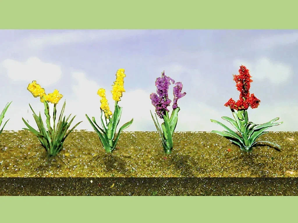 O Scale JTT - Assorted Flower Plants 2 - 95560