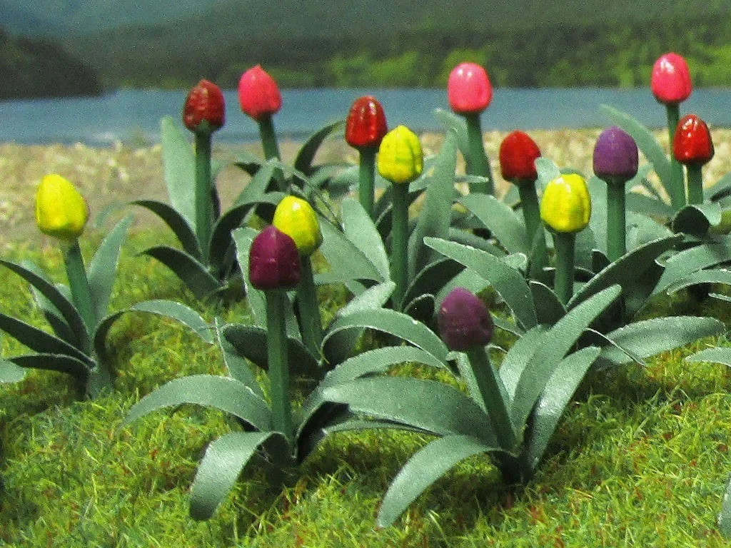 HO Scale JTT - Tulips 1/2" 36/pk - 95554