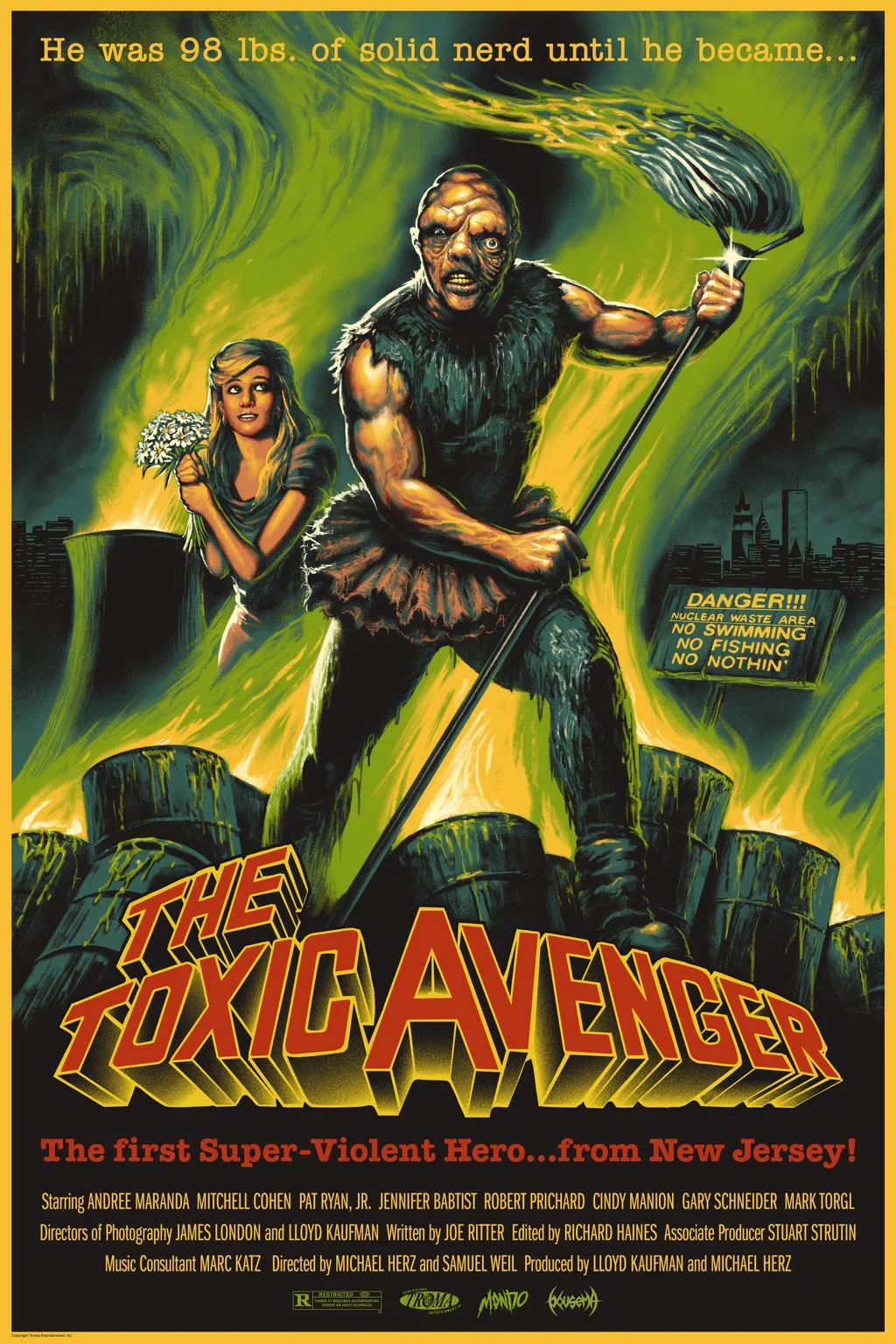 The Toxic Avenger Poster - James Bousema