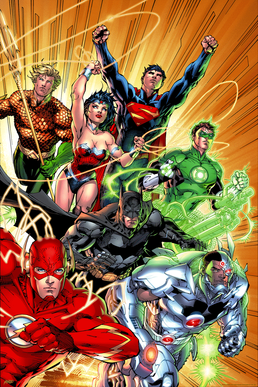 Justice League #1 Poster - Jim Lee