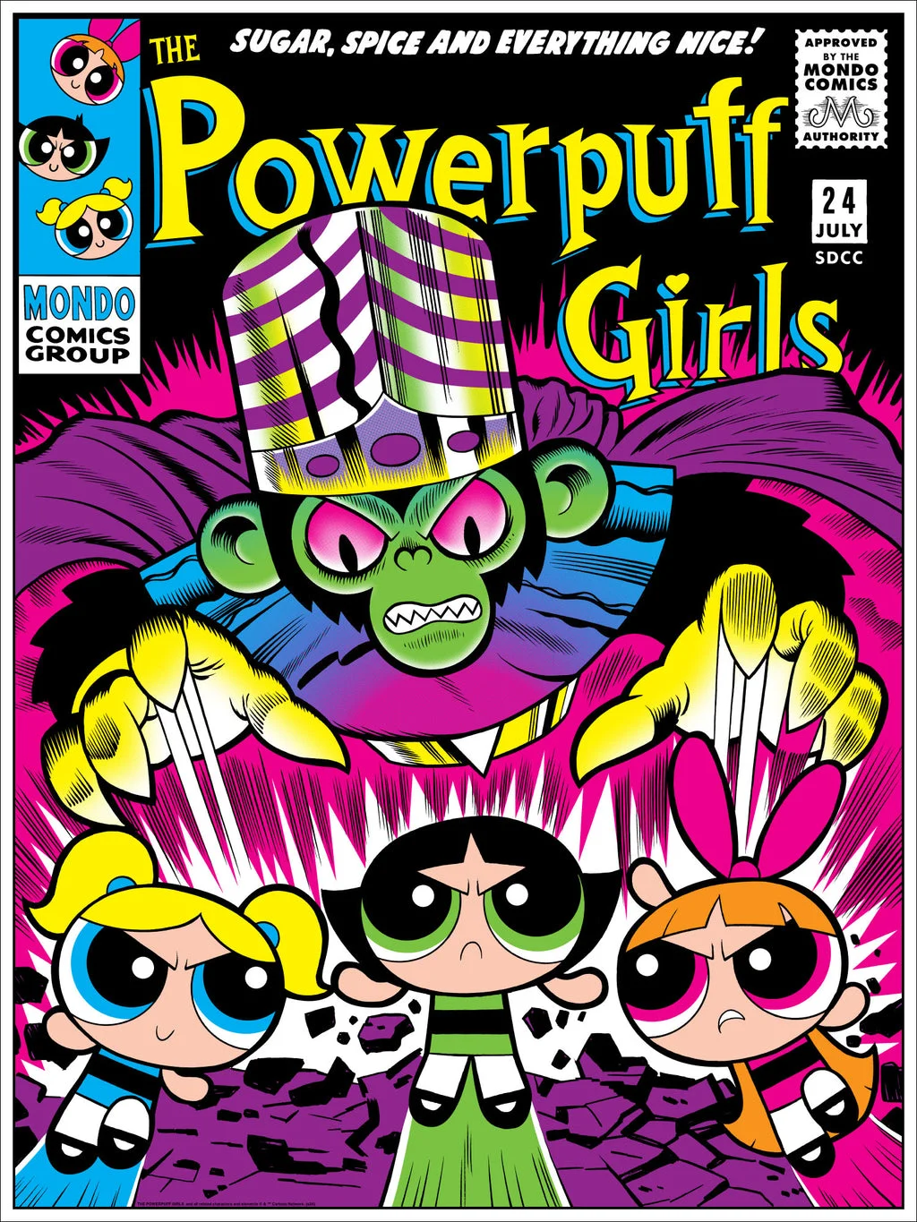 The Powerpuff Girls Poster - Jim Rugg