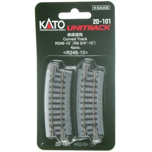 Kato N R249-15 Curve Track 4pc 20101