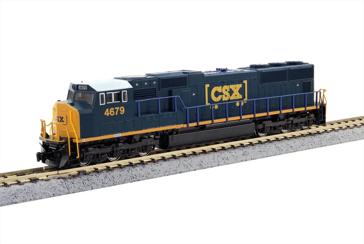 N Kato EMD SD70M Flat Radiator CSX with Pre-Installed DCC 1767616D