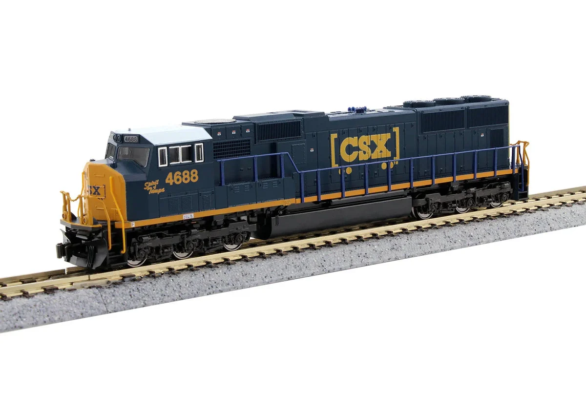 N Kato EMD SD70M Flat Radiator CSX #4688 'Spirit of Tampa' with Pre-Installed DCC 1767617D
