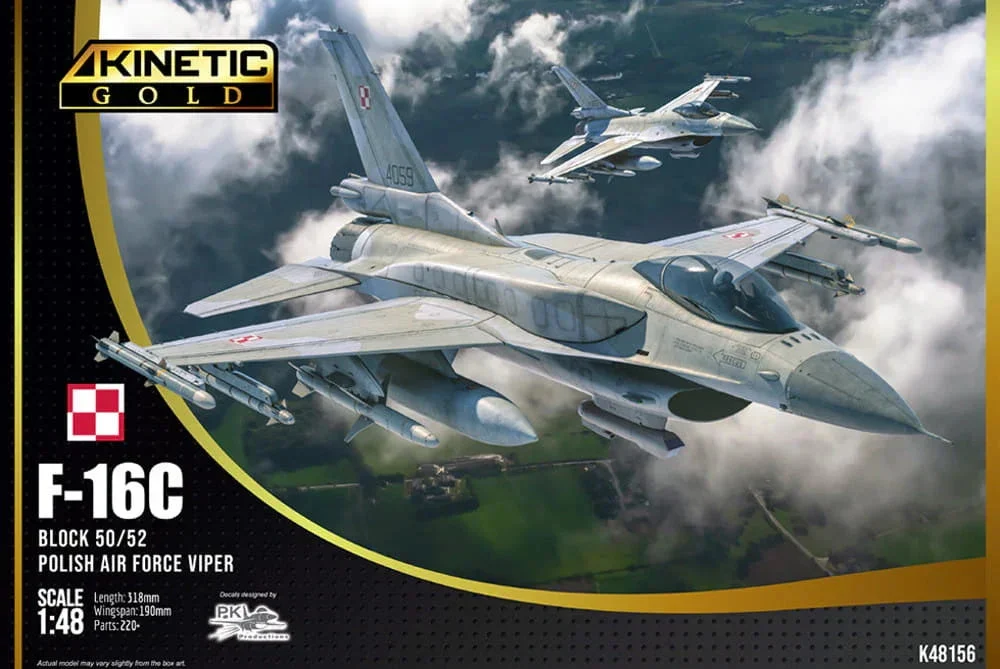 1/48 Kinetic F-16C Block 50/52 Viper 48156