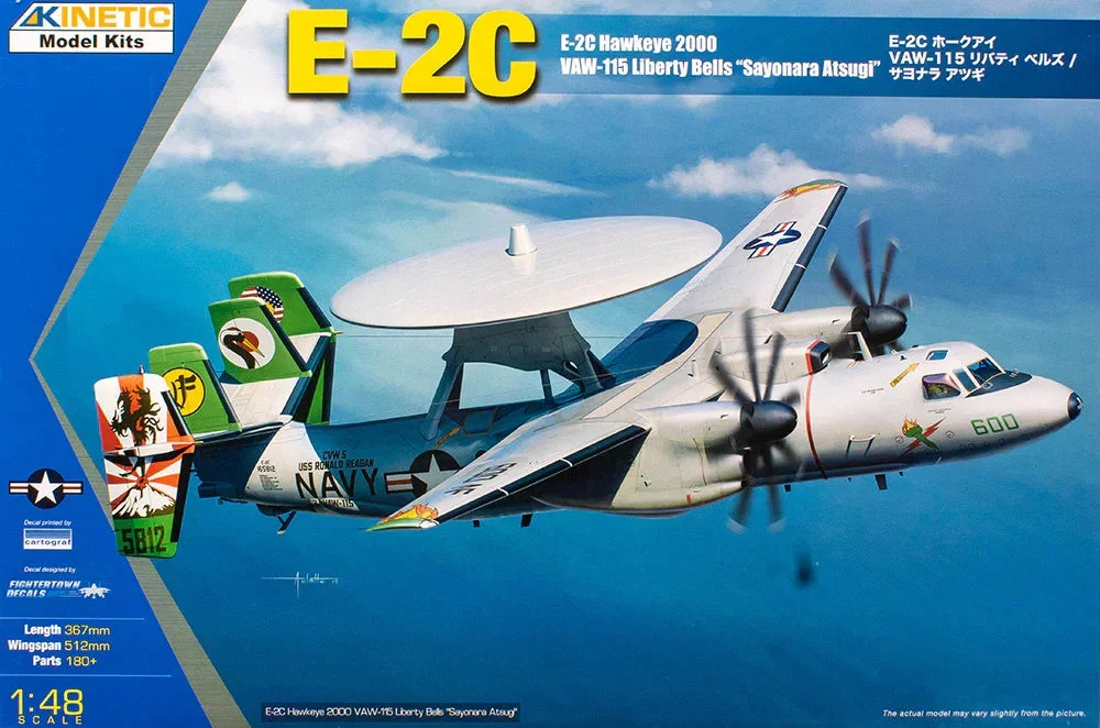1/48 Kinetic E-2C Hawkeye 2000 VAW-115 48066