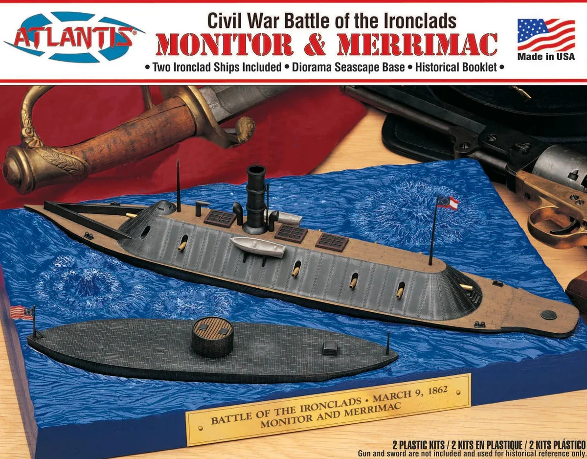 Atlantis Models Monitor and Merrimac/Virginia-77257