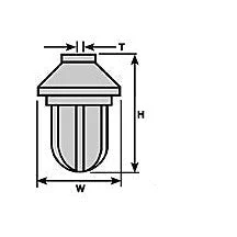 Plastruct O gauge/ #1 Green ABS Industrial Light (5 per pack)