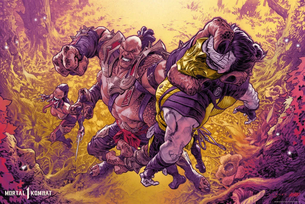 Mortal Kombat 1 (Timed Edition) Poster - Lewis LaRosa and Matt Wilson