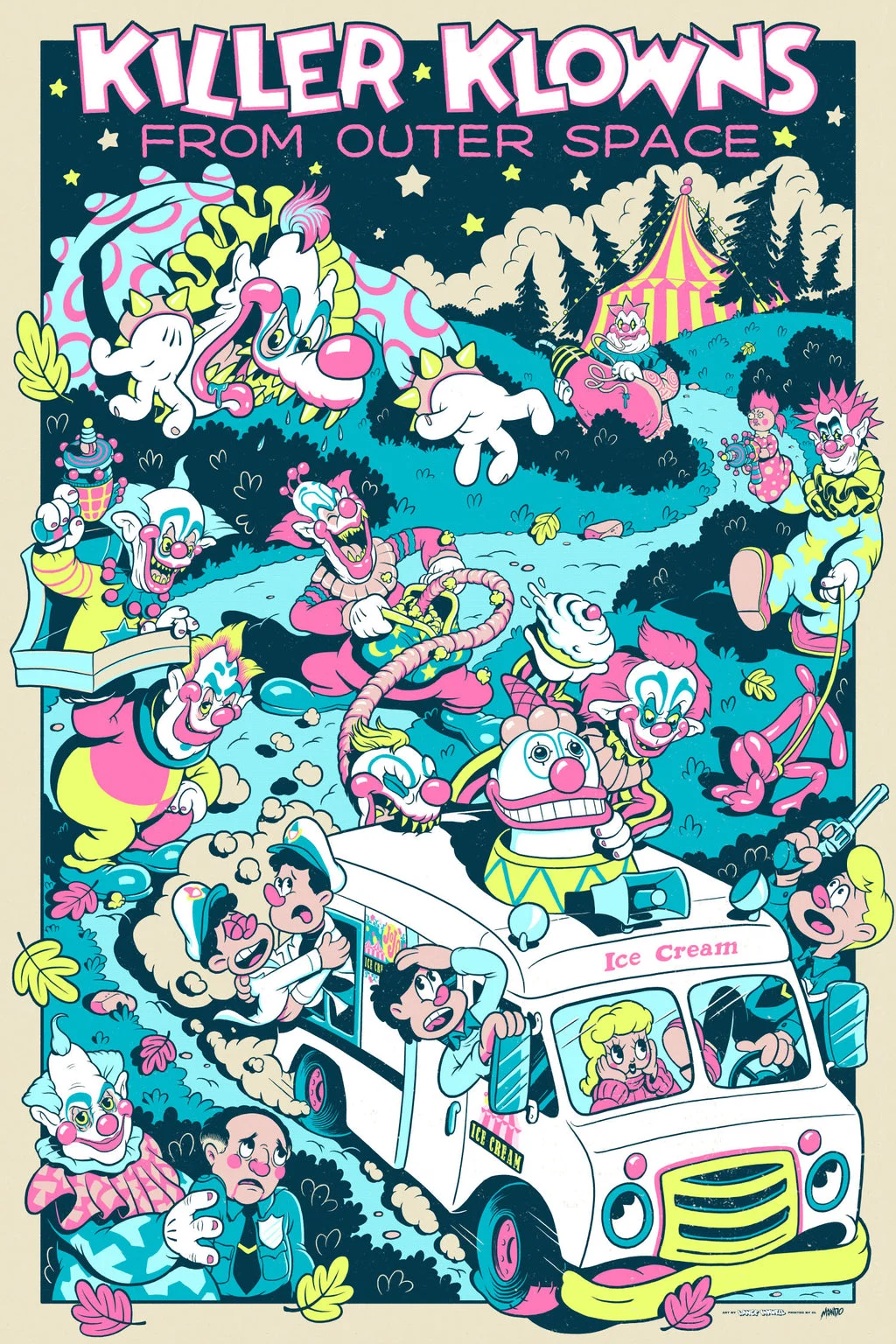 Killer Klowns from Outer Space Poster - Lance Inkwell