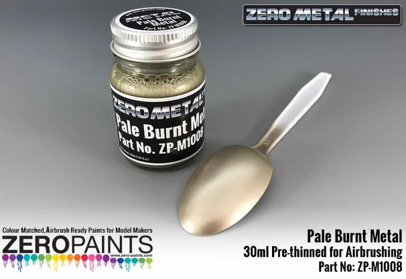 Zero Paints Pale Burnt Metal - ZP-M1008
