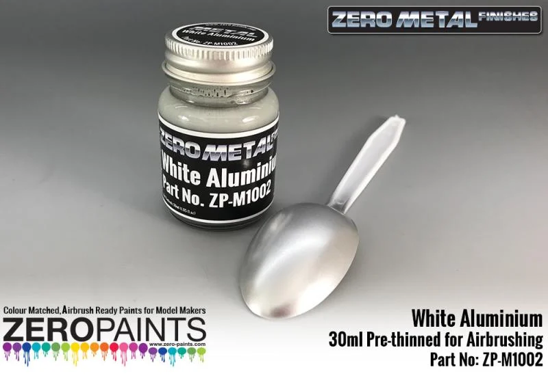Zero Paints White Aluminum - ZP-M1002