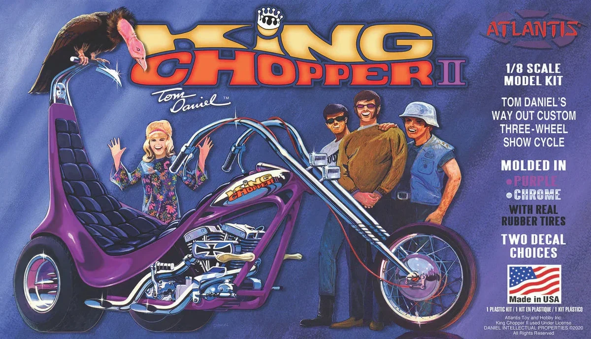 1/8 Atlantis Models Tom Daniel King Chopper II- 224