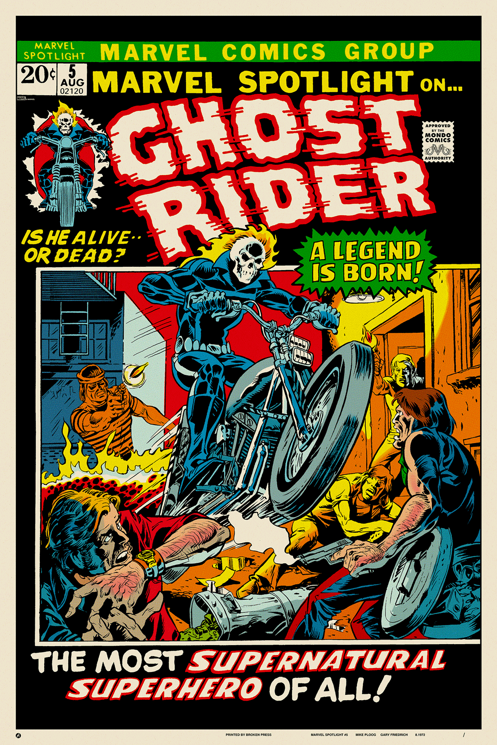 Marvel Spotlight #5 Poster - Mike Ploog