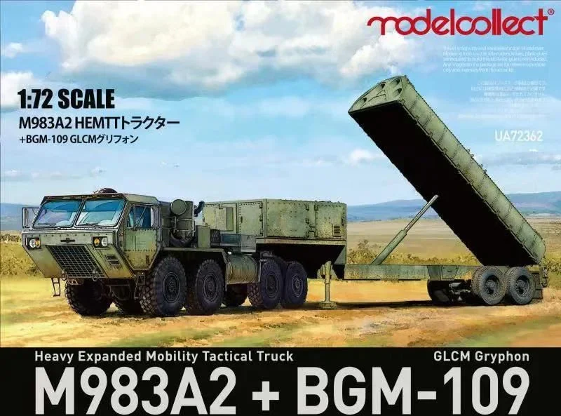 1/72 ModelCollect Heavy Expanded Mobility Tactical Truck M983A2+BGM-109 72362