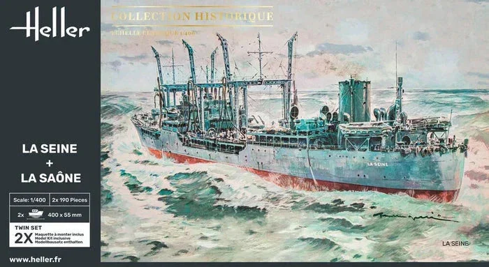 1/400 Heller Twin Set La Seine + La Saone