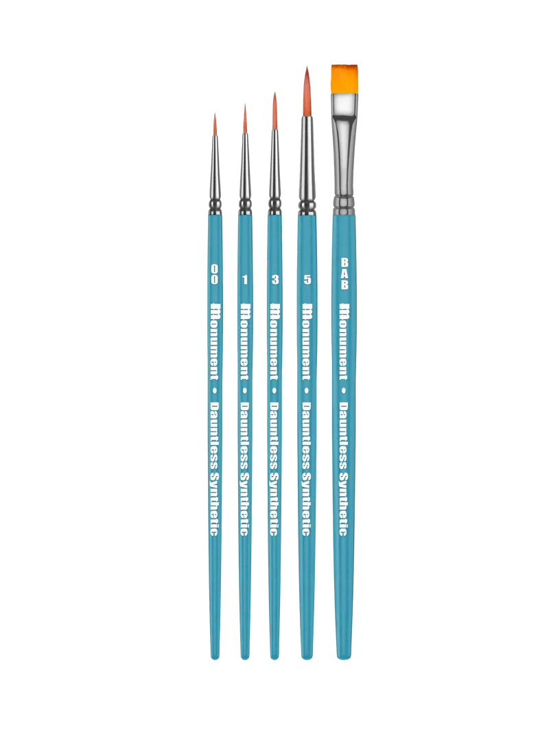 Pro Acryl Dauntless Synthetic Brush Set - Monument Hobbies