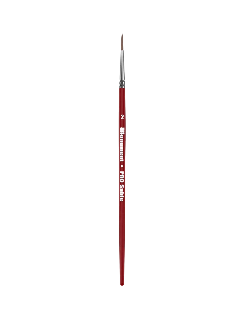 Pro Acryl PRO Series Sable Brush #2 - Monument Hobbies