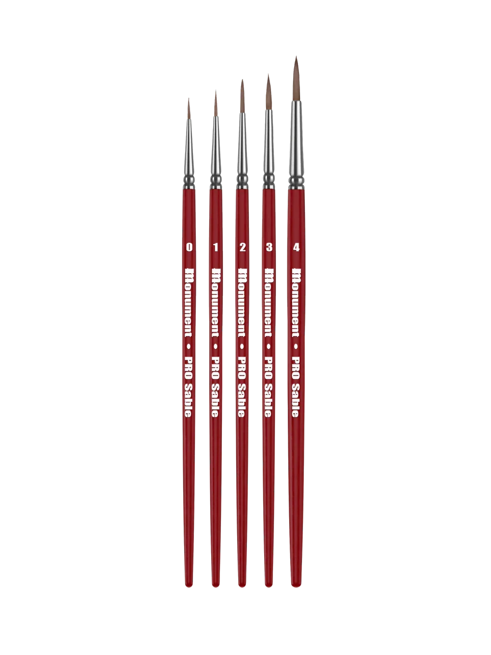 Pro Acryl PRO Series Sable Brush Set - Monument Hobbies