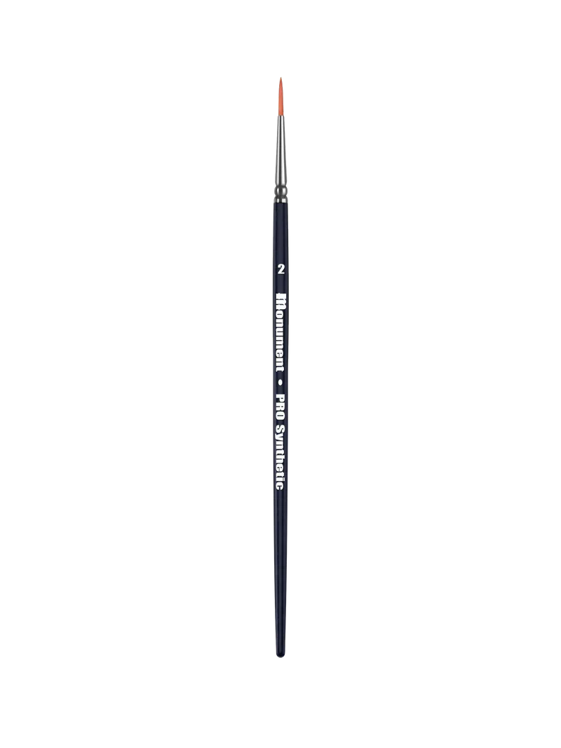 Pro Acryl PRO Series Synthetic Brush – #2 - Monument Hobbies