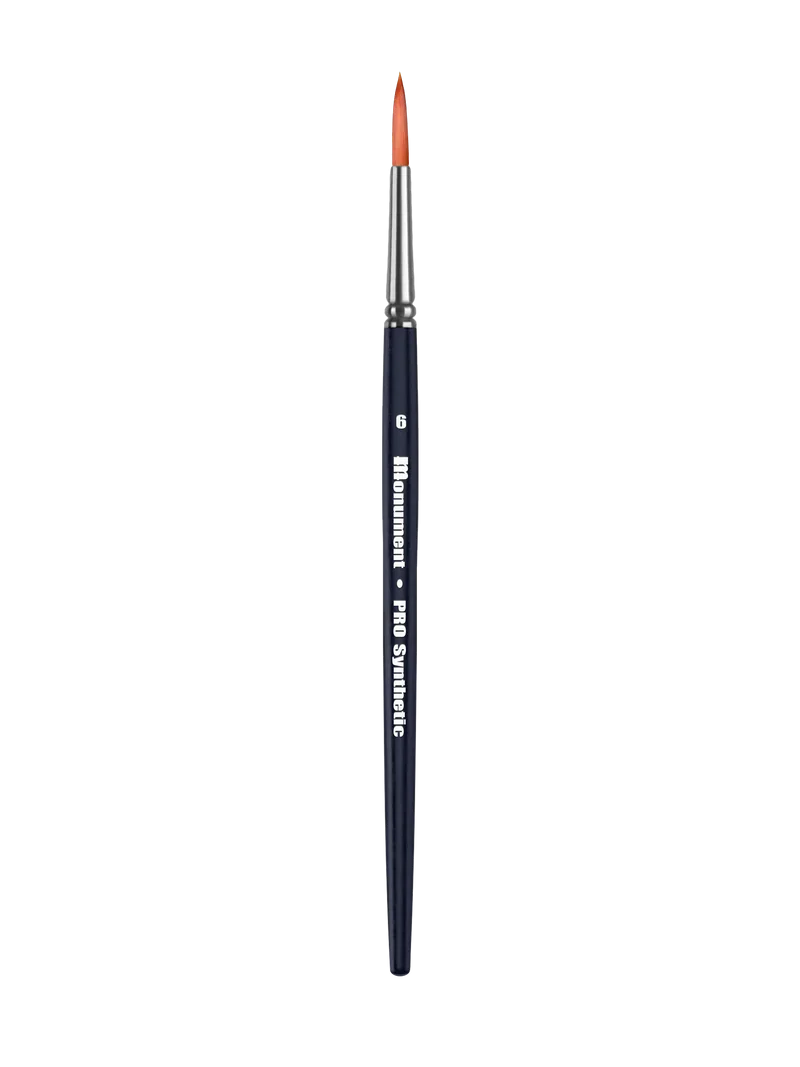 Pro Acryl PRO Series Synthetic Brush – #6 - Monument Hobbies