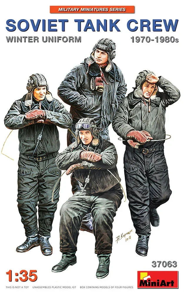 1/35 Mini Art - Soviet Tank Crew 1970-1980's Winter Uniform - 37063