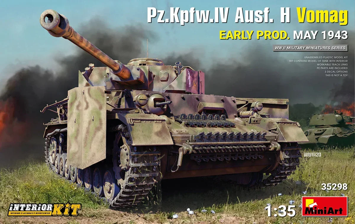 1/35 Mini Art - Pz.Kpfw.IV Ausf. H Vomag May 1943 - 35298