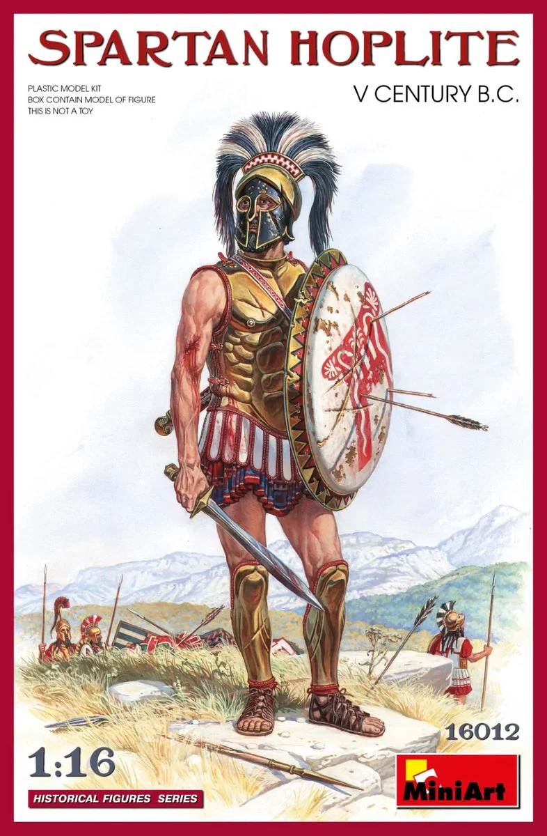 1/16 Mini Art Spartan Hoplite V Century B.C. 16012 - Mini Art Models