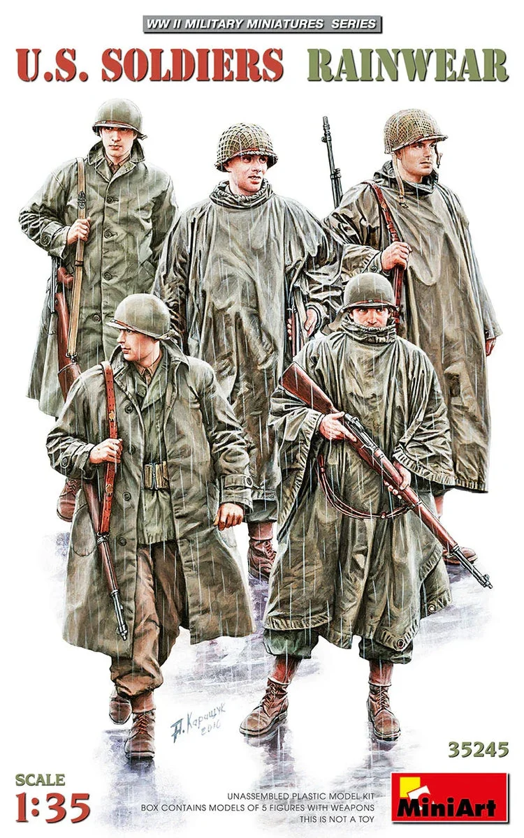 1/35 Mini Art - U.S. Soldiers Rainwear - 35245