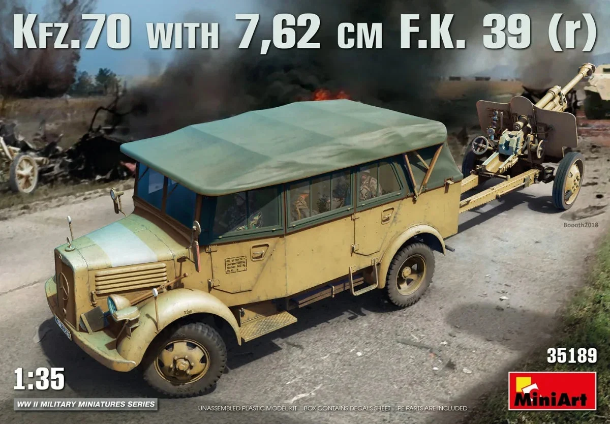 1/35 Mini Art - Kfz.70 & 7.62cm F.K. 39 (r) - 35189