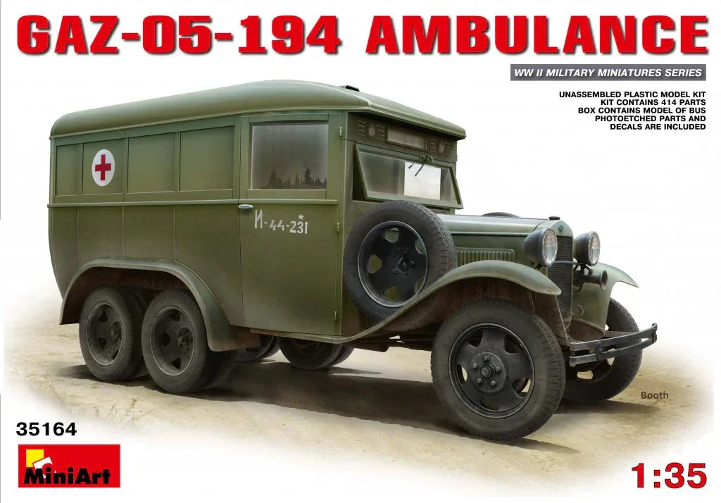 1/35 Mini Art - GaZ-05-194 Ambulance - 35164