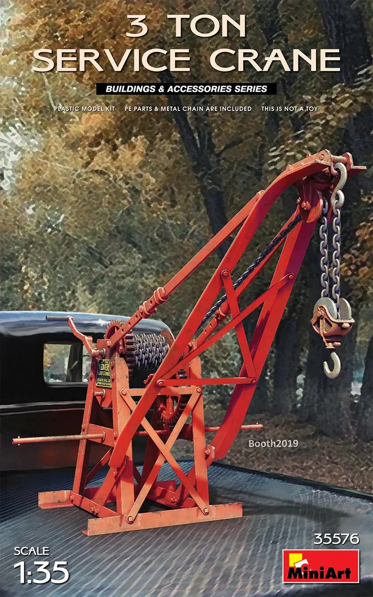 1/35 Mini Art 3 Ton Service Crane 35576 - Mini Art Models