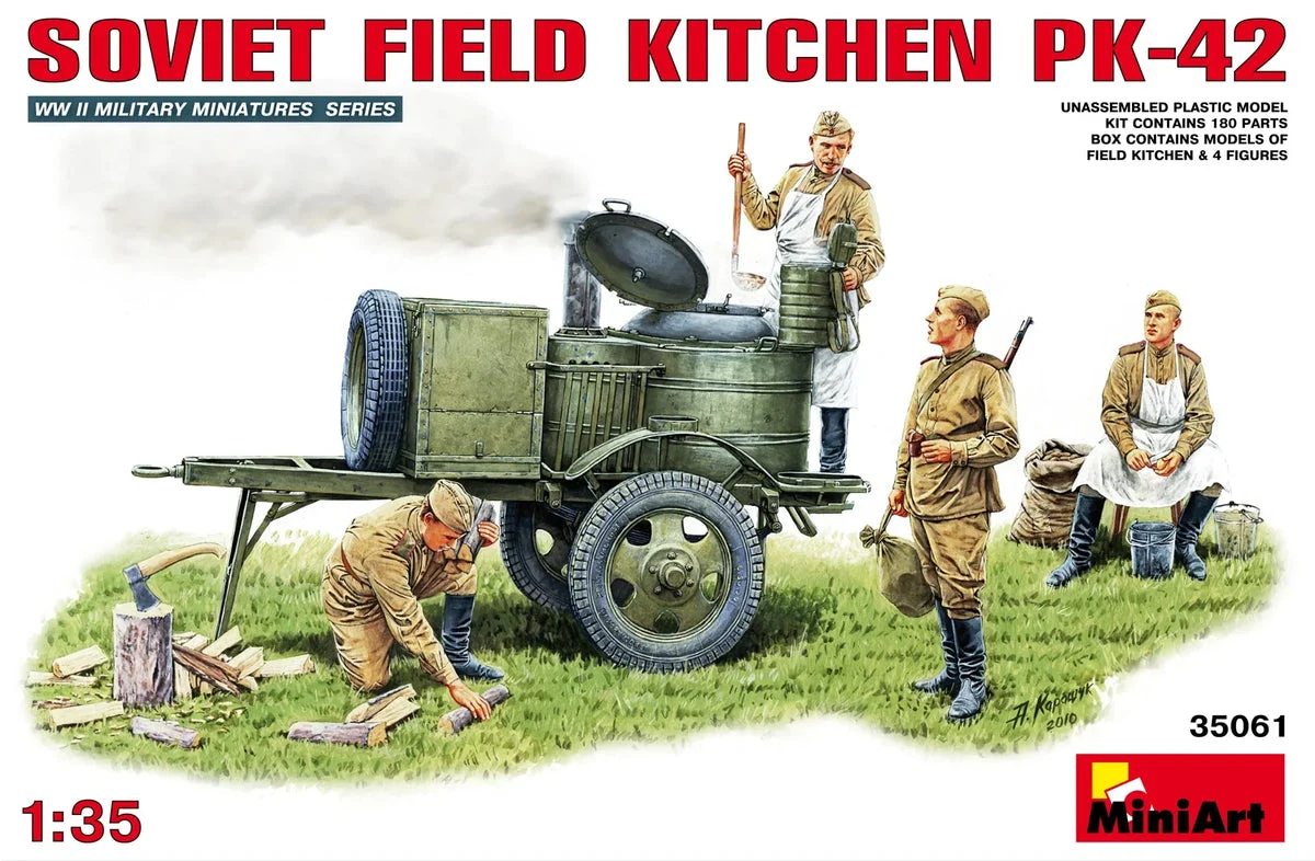 1/35 Mini Art - Soviet Field Kitchen PK-42 - 35061