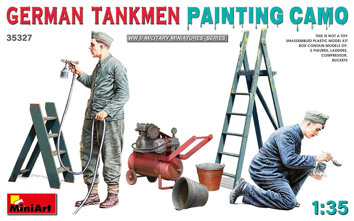 1/35 Mini Art - German Tankmen Camo Painting - 35327