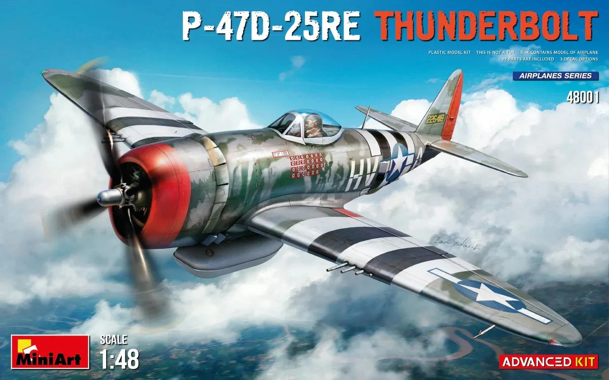 1/48 Mini Art P-47D-25RE Thunderbolt - 48001