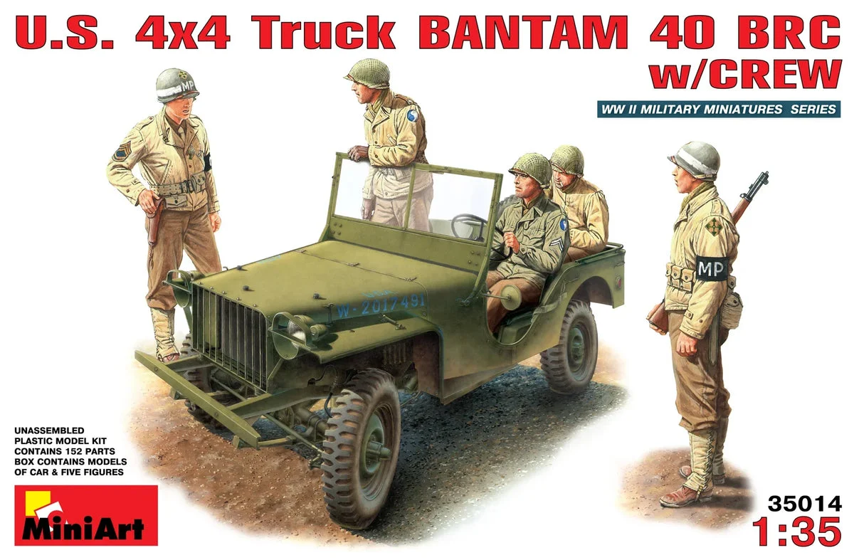 1/35 Mini Art - U.S. Truck Bantam 40 BRC w/Crew - 35104
