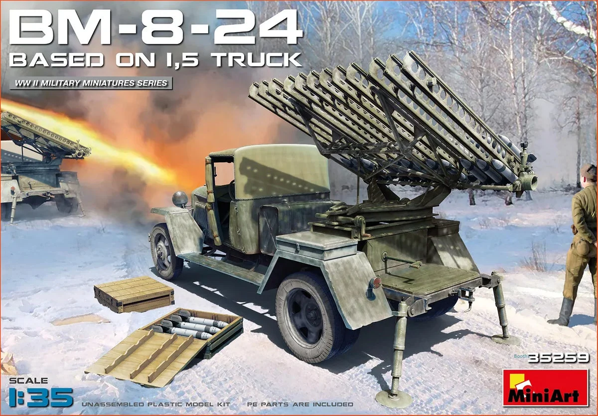 1/35 Mini Art - BM-8-24 Based On 1.5T Truck - 35259