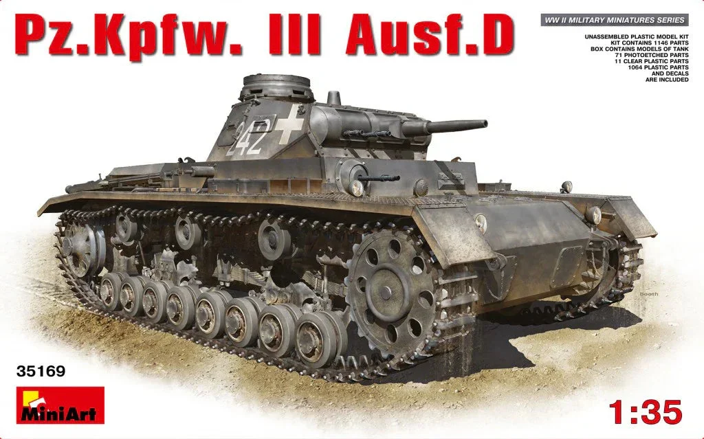 1/35 Mini Art - Pz.Kpfw.III Ausf.D - 35169