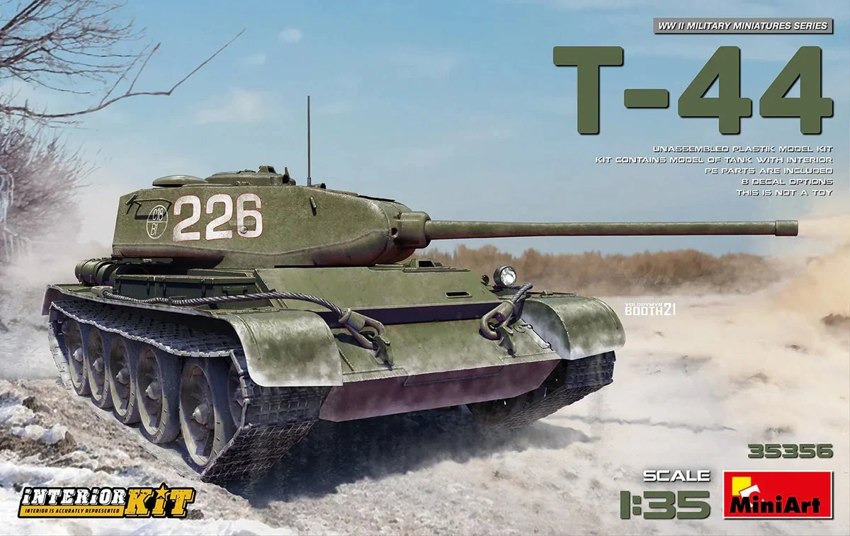 1/35 Mini Art T-44 Interior Kit - 35356