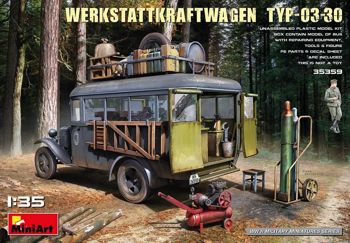 1/35 Mini Art - Werkstattkraftwagen Typ-03-30 - 35359
